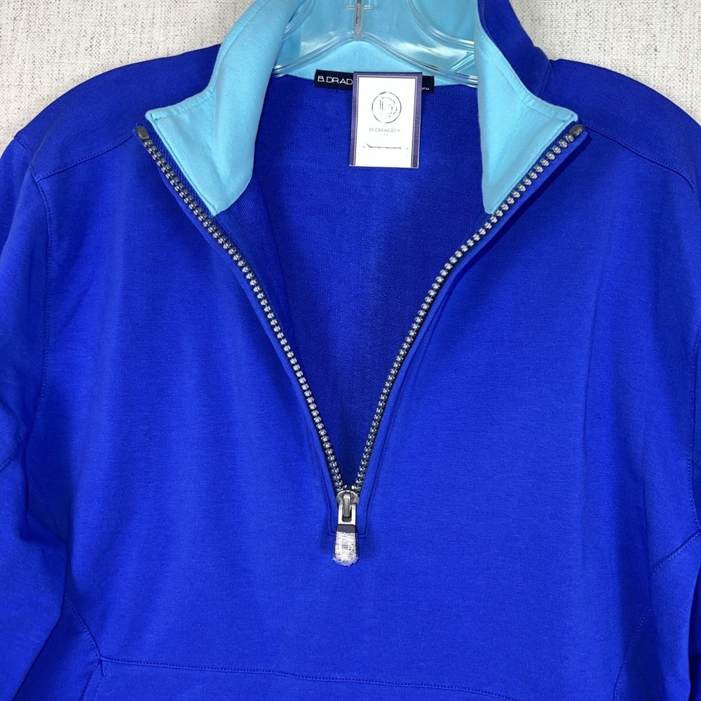 NEW B. Draddy‎ Men's Medium Russel 1/4 Zip Golf Pullover ✅ NWT - Picture 3 of 5